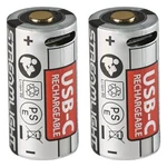 2-pack Streamlight Rechargeable Battery Cr123a 850mah Sl-b9 (20237) 300 Charges. Fixed Price $29.35.