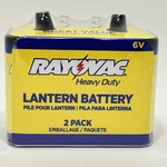6 Volt Heavy Duty 2 Pack Rayovac 944-2r: Lantern Battery With Spring Terminals. Fixed Price $9.97.