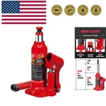 T90203b Hydraulic Welded Bottle Jack, 2 Ton 4,000 Lb Capacity, Red. Fixed Price $45.12.
