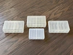 Dial Industries Battery Organizer Cases - 1 Aaa (b327fn) & 3 Aa (b328fn). Fixed Price $11.99.