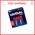 Rayovac Fusion 9v Batteries (2 Pack), Alkaline 9 Volt. Fixed Price $9.59.