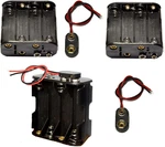 3 Pcs 8 X 1.5v (12v) Aa Battery Holder Leads With I Fonts Clip Connector P. Fixed Price $13.38.