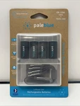 New Sealed Pale Blue Earth 4 Pack Of Cr-123a 4x1 W Charging Cable & Travel Case. Fixed Price $29.99.