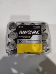 Rayovac Ultra Pro Alkaline Batteries Size D 1.5 Volt Rayald12ppj 12 Of Pack New. Fixed Price $15.00.