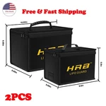 2pack Lipo Battery Safe Guard Fireproof Explosionproof Bag Charge & Storage. Fixed Price $16.63.