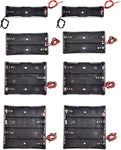 Qteatak 8 Pack 18650 Battery Holder Bundle With Wire 1 8pcs. Fixed Price $16.09.