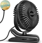 Small Clip Fan 3 Speeds Usb Powered Ultra Quiet Black For Office Dorm. Fixed Price $29.99.