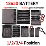 18650 Battery Connector Cell Holder Wired Case Box 1 4 Position Open Or Enclosed. Fixed Price $54.70.