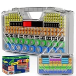 Battery Organizer Storage Holder Box Case With Tester, New Ultra-large Grey. Fixed Price $43.74.