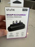 Statik Snap-n-charge Universal Portable Charger Power Bank Pup-0373 - Unopened. Fixed Price $10.00.