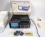 New Vintage Tmk Model 726 Portable Tv Radio Cassette Recorder Open Box Very Rare. Fixed Price $269.99.