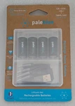 Pale Blue Earth Cr-123a Usb-c + Travel Lithium-ion Rechargeable 4-batteries Pack. Fixed Price $24.88.