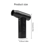 Portable Handheld Turbo Fan,5 Speeds High Speed Personal Fan With Digital. Fixed Price $45.33.