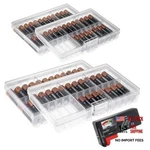 Glossyend Set Of 4 - Two Aa And Aaa Battery Storage Box,. Fixed Price $24.29.