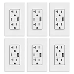 Usb Charger Wall Outlet, Receptacle With Type A & C Ports, 20 Am.... Fixed Price $97.42.