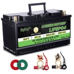 Bgdaq 12.8v 104ah Start-stop Lithium Battery, 1050cca Lifepo4 Starting Battery. Fixed Price $264.47.
