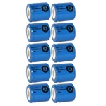 10x Exell 1.2v 2500mah Nicd 1/2d Rechargeable Battery Flat Top Cell. Fixed Price $34.00.