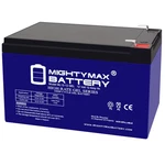 Mighty Max 12v 12ah Gel F2 Battery Compatible With Td12-12, Re12-12, Bc12-12. Fixed Price $34.99.