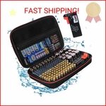 Keabys Battery Organizer Holder Storage Case With Tester,waterproof Carrying Cas. Fixed Price $27.52.