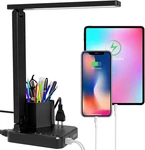 Desk Lamp,desk Lamps For Home Office,cozoo Led Lamp With 2 Usb Black. Fixed Price $48.14.
