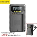 Nitecore Unk2 Dual Slot Usb Charger For Nikon En-el15 Camera Batteries. Fixed Price $29.95.