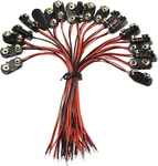 Lampvpath 20 Pcs 9v I Type Battery Snap Connector 9 Volt Clips. Fixed Price $9.98.