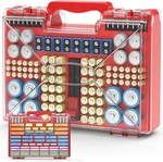 Battery Organizer Storage Holder Box Case With Tester, 185+ Batteries Double-sid. Fixed Price $44.67.