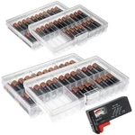 Glossyend Set Of 4 - Two Aa And Aaa Battery 7.5 X 4.75 1.25 Inches. Fixed Price $26.62.