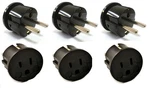 Ckitze Usa To Europe Germany, France Plug Adapter 6 Pack - Type E/f Black. Fixed Price $21.40.