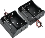 Sdtc Tech 2-pack 2 Slot D Cell Battery Holder 3v Size Case Box With Wi. Fixed Price $10.25.