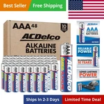Acdelco 48-count Triple Aaa Batteries, Maximum Power Super Alkaline Battery F.... Fixed Price $20.56.