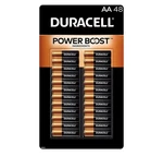 Duracell Coppertop Alkaline-manganese Dioxide Aa Battery, 1.5v, (pack Of 48). Fixed Price $39.95.