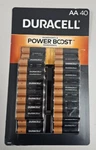 40 Duracell Batteries Mn1500 Mn15tb40 Alkaline Aa Lr6 Pilas Alcalinas Exp 2036. Fixed Price $32.00.