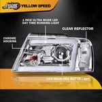 Fit For 2004-08 Ford F-150/mark Lt Led Drl Projector Headlight White Clear Pair. Fixed Price $133.39.