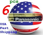 6 Ps Aa Lr6 E91 Am3 Panasonic Bulk 1.5v Alkaline Battery W/trk# Exp 12/2035. Fixed Price $11.88.