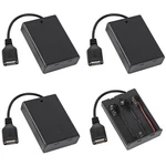 Aceirmc 4pcs 3 Aa Battery Holder, Usb Female Socket 3aa. Fixed Price $17.99.