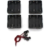 4set 8 X Aa Thicken Battery Holder And T Type Wired Clip Standard.... Fixed Price $18.43.