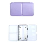 Aliotech Travel Artist Empty Watercolor Tins Box Palette Paint Fog Blue. Fixed Price $17.35.