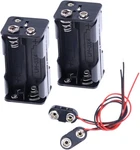 Hilitchi 2set Thicken Battery Holder For 4 X Aa With Standard Snap Connector.... Fixed Price $14.99.