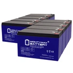 Mighty Max 12v 9ah Gel F2 Battery Compatible With Vexilar V-100l - 8 Pack. Fixed Price $179.99.