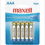 Pe Maxell Aaa Alkaline Batteries (10 Pack). Fixed Price $12.53.