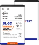 2pcs Bl-5c Battery,2200mah High Capacity Battery Compatible For Devices Uses.... Fixed Price $20.41.