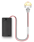 Dollhouse Lighting Kit Aa Battery Holder With Mini Led Lamp And Switch, Minia.... Fixed Price $18.51.