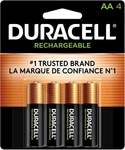Duracell Rechargeable Aa Batteries Long-lasting Power, 4 Count. Fixed Price $22.99.