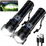 Milaoshu Rechargeable Flashlights 90000 High Lumens - 2 Pack, Super Bright 12.... Fixed Price $38.67.
