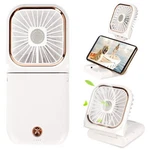 Portable Mini Fan Small Battery Operated 5 In 1 As Power Bank,phone Holde.... Fixed Price $35.04.