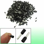 E1508 1000 Pcs Black Insulating Tube Terminals Cable Lug For 16 Awg Kd #hj. Fixed Price $17.46.