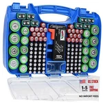 Battery Storage Organizer, The Organizer With Tester, Blue Case. Fixed Price $38.25.