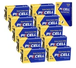 Pkcell 9v Battery 10 Pack Carbon Zinc 6f22 Household Use. Fixed Price $18.90.