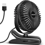 Small Usb Clip On Fan 3 Speeds Quiet Desk Strong Airflow Clamp Portable. Fixed Price $25.81.